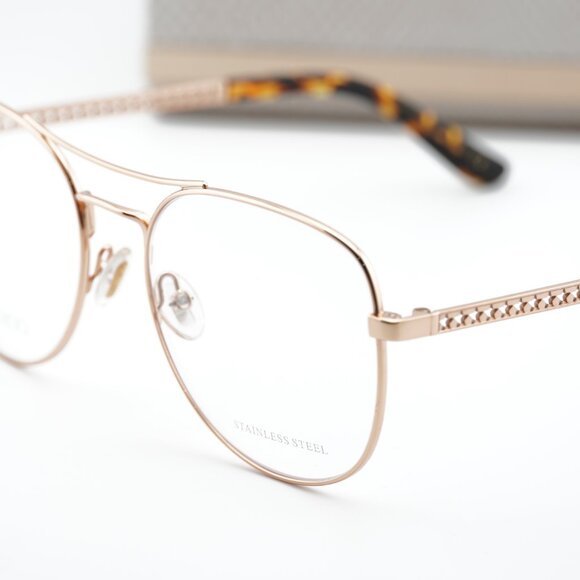 Jimmy Choo JC200 0J5G 00 Aviator 54mm Eyeglasses - Gold - Picture 9 of 12